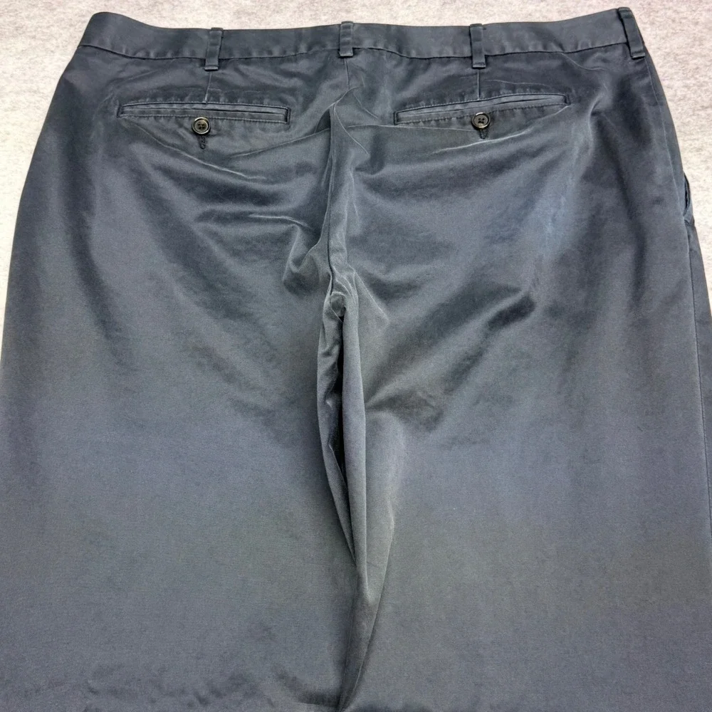 Bonobos Straight Fit Mens 36x32 Black Tuesday Cotton Chino Dress Pants